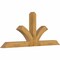 Ekena Millwork Richland Rough Sawn Timber Gable Bracket, Western Red Cedar, 96"W x 40"H x 6"D x 6"F, 10/12 Pitch GBW096X40X0606RIC00RWR - alternate 2